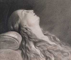 Louise Vernet sul letto di morte